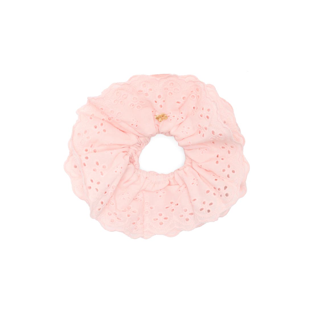 L. Erickson Arden Eyelet Scrunchie