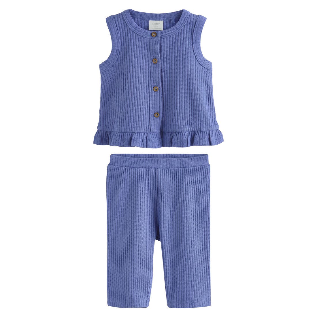 Next AOP Ribbed Vest & Pants Set
