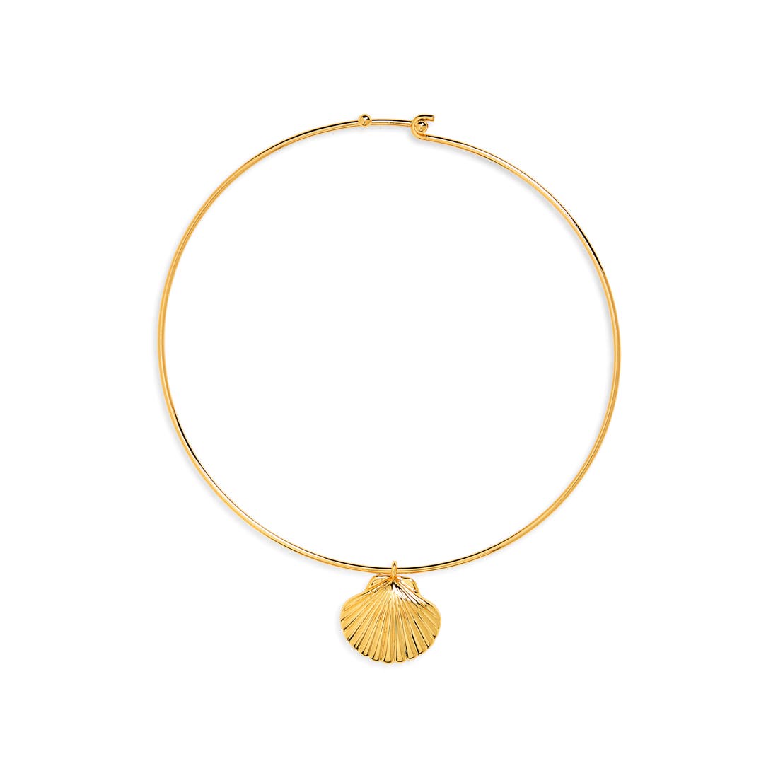 Madewell Shell Wire Choker Necklace