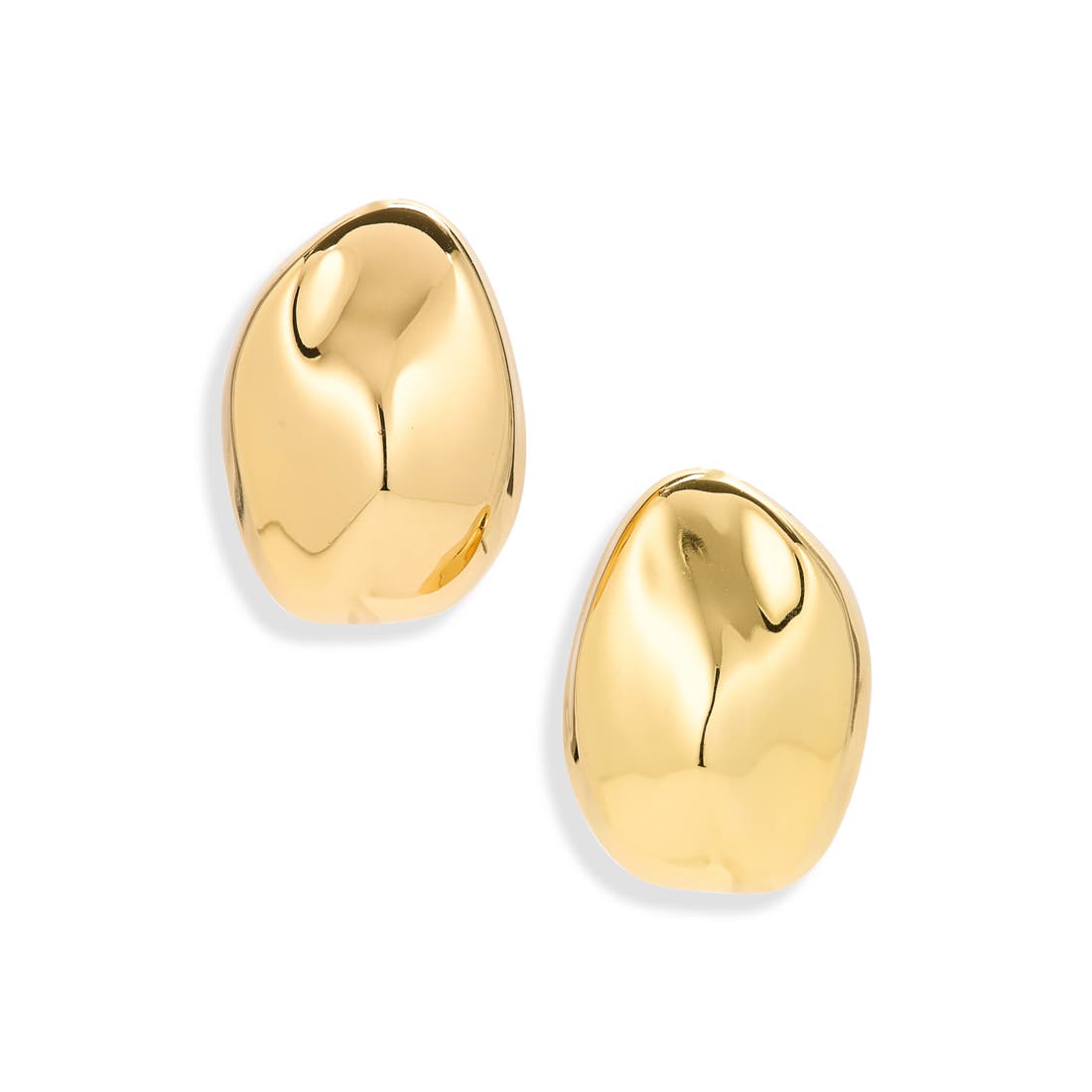 Madewell Organic Droplet Statement Stud Earrings