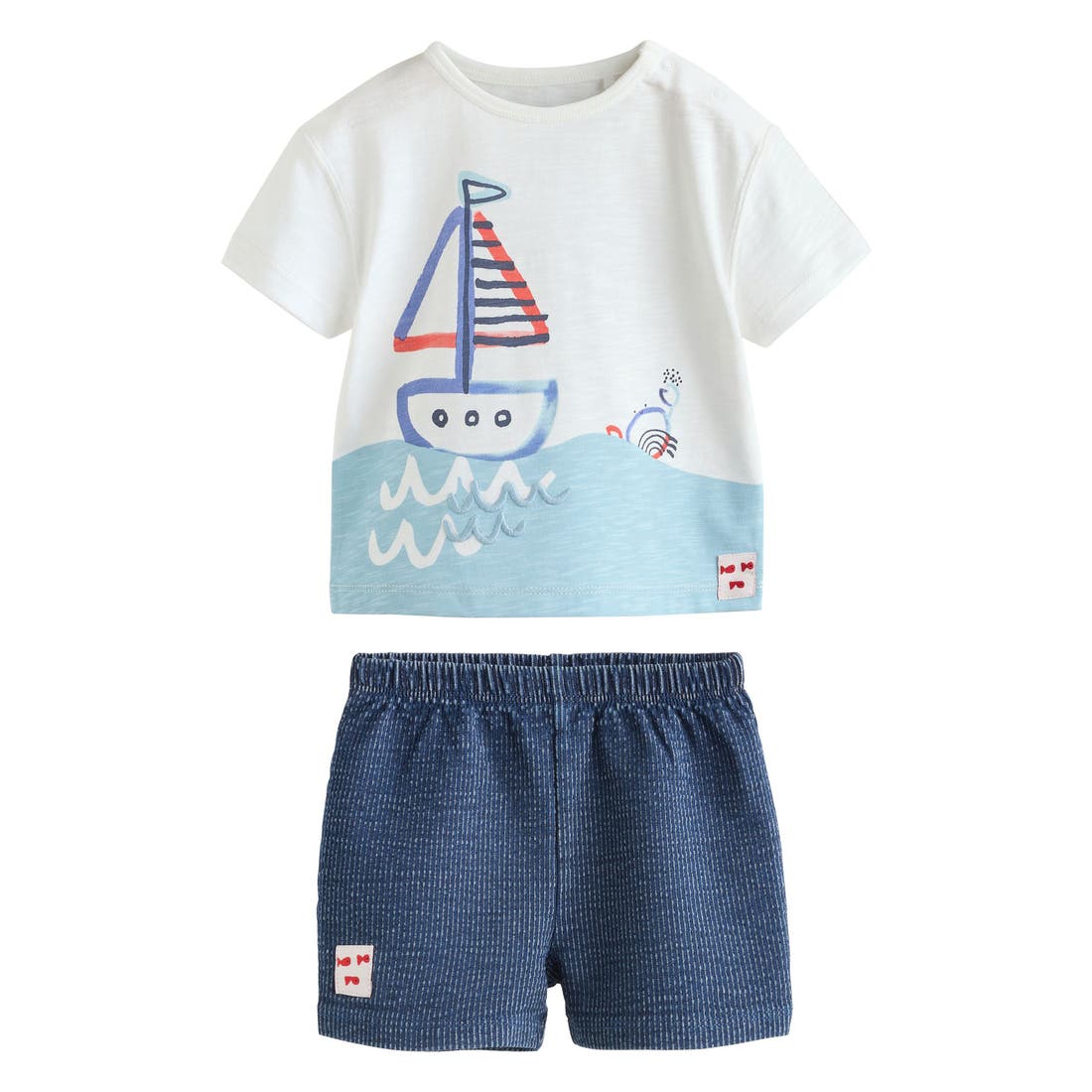Next Nautical T-Shirt & Shorts Set