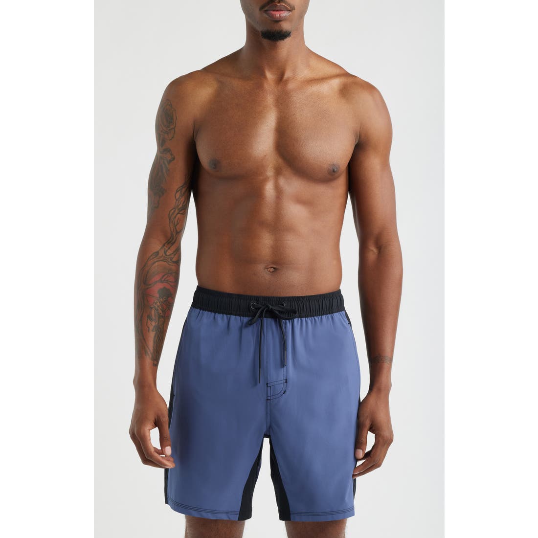 Santo Studio Tempo Wordmark Performance Drawstring Shorts
