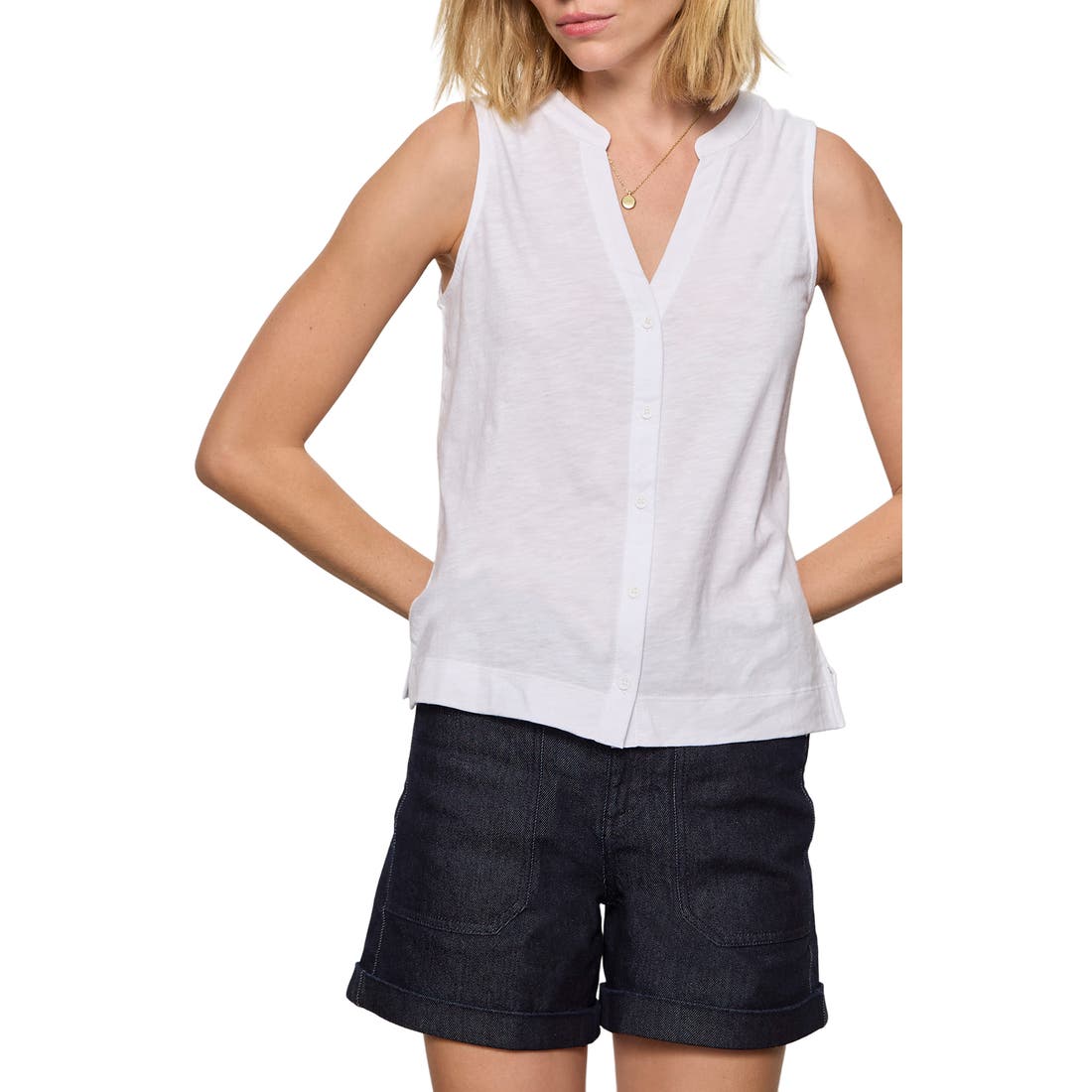 Sanctuary All Set Button Tank