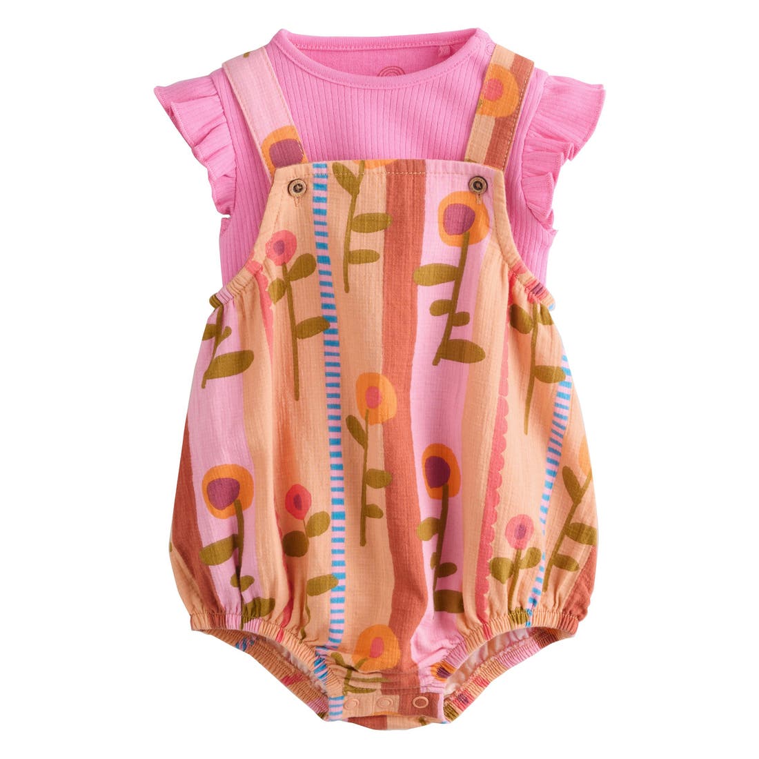 Next Floral Romper & Bodysuit Set