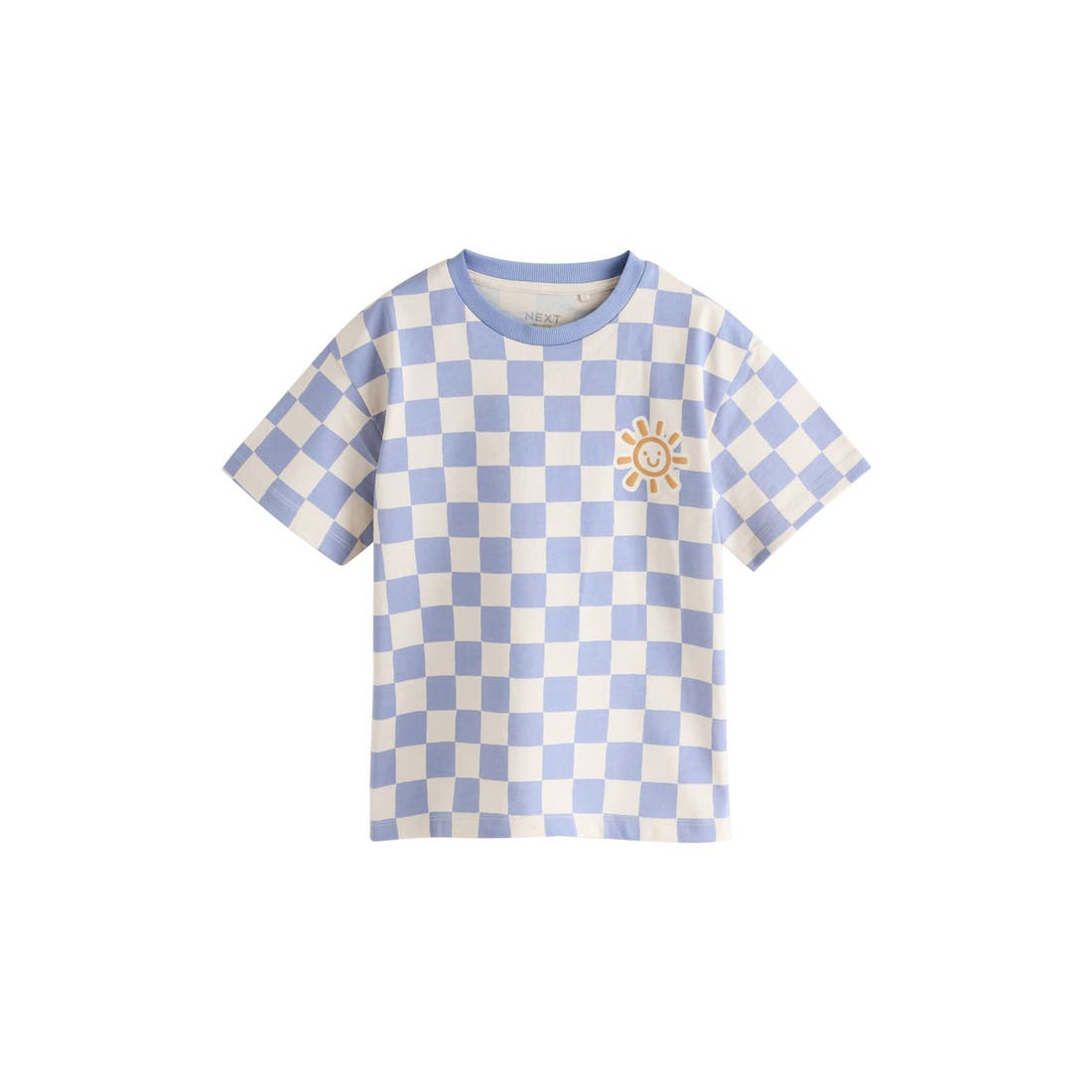 Next Kids' Checkerboard Cotton Graphic T-Shier