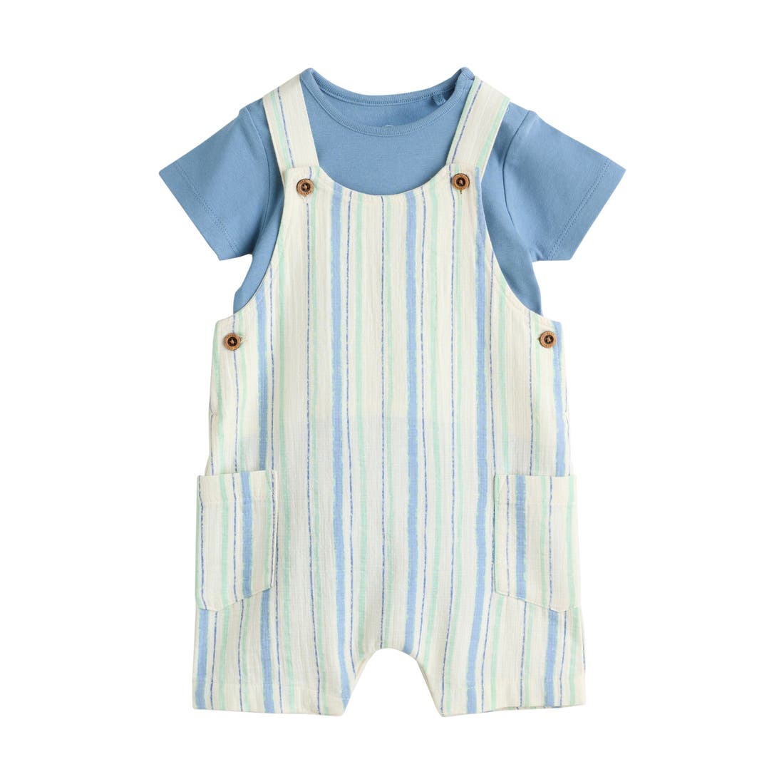 Next Stripe Romper & Bodysuit Set