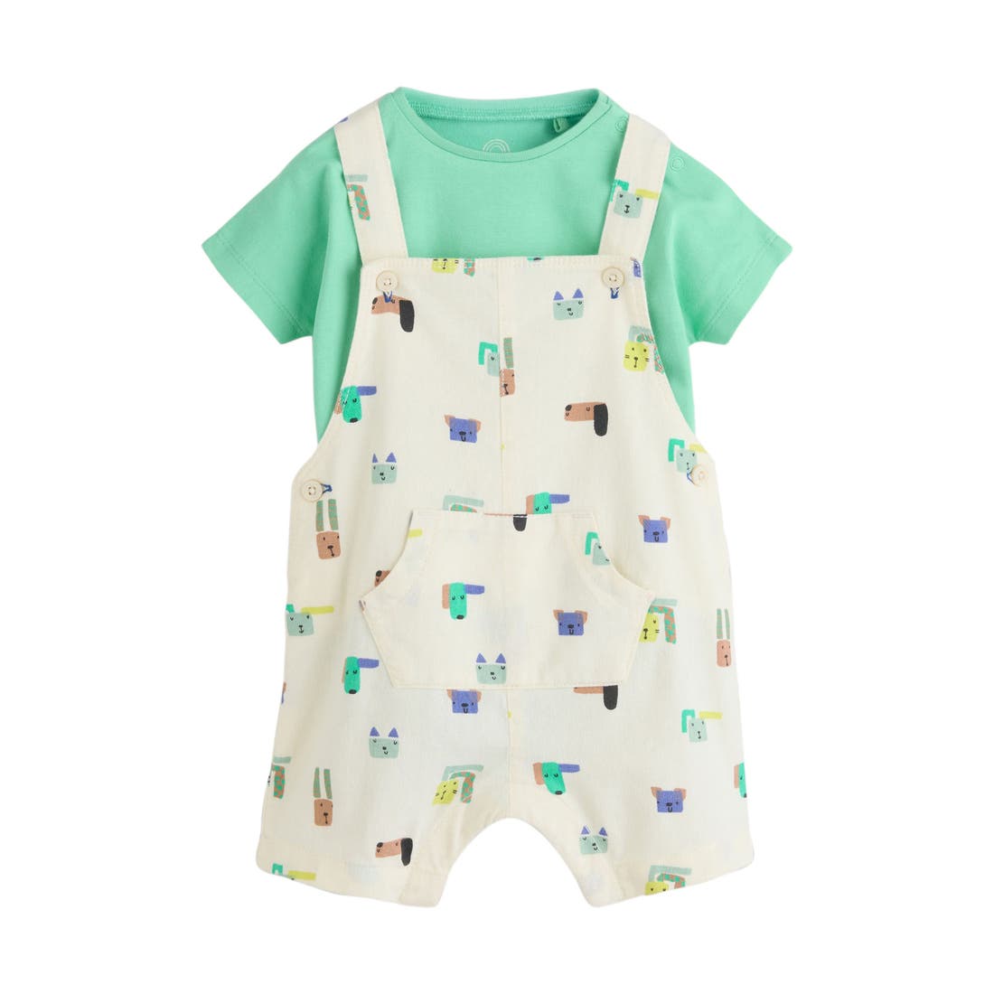Next Character All Over Print Romper & Bodysuit