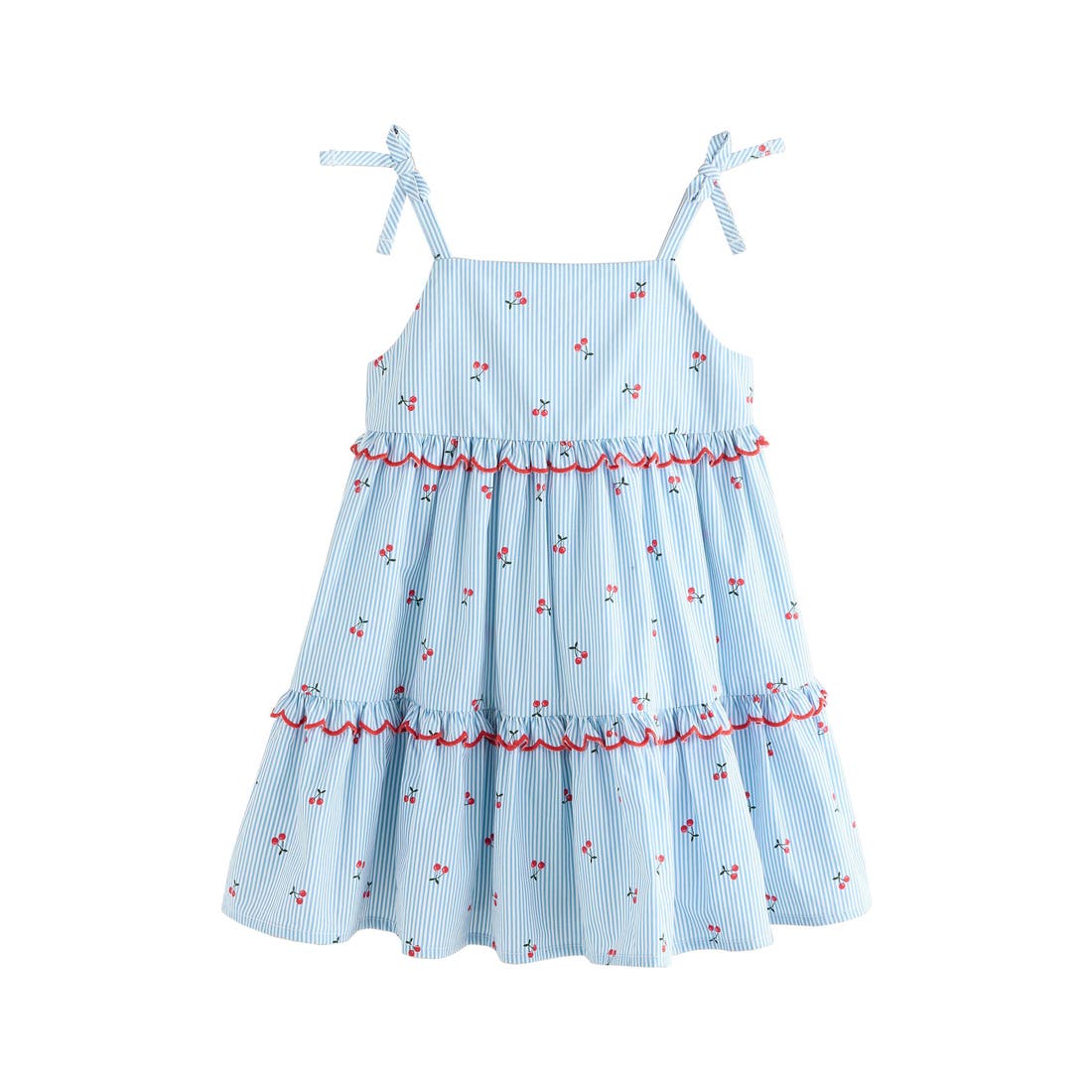 Next Kids' Cherry Stripe Sundress