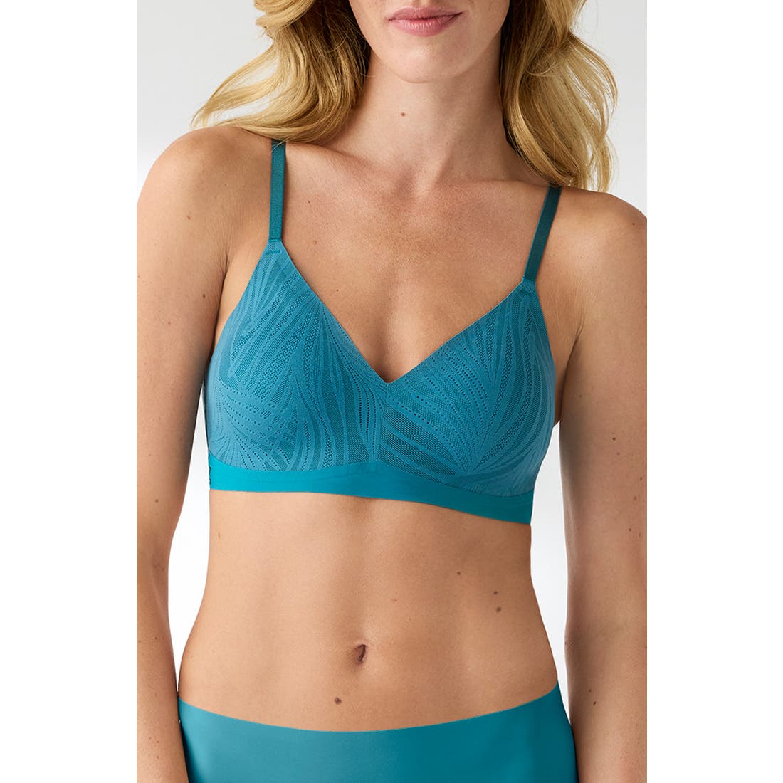 True & Co Lace Triangle Bralette