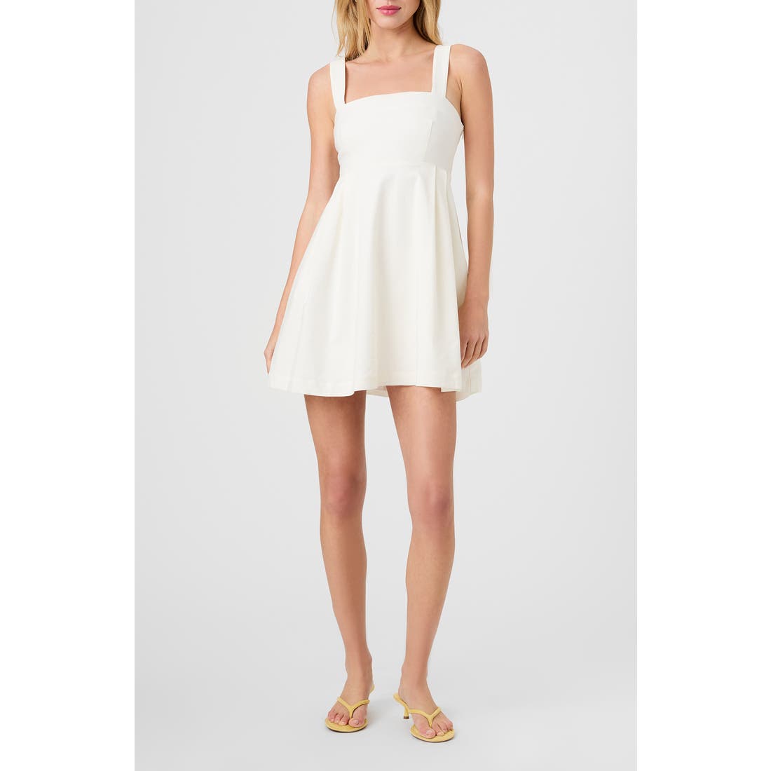 French Connection Linen Blend Minidress