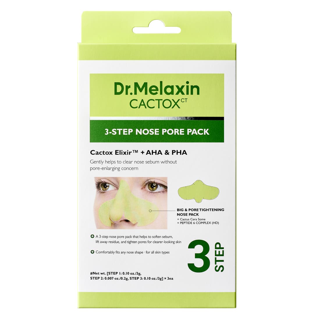 Dr Melaxin Cactox CT 3-Step Nose Pore Pack