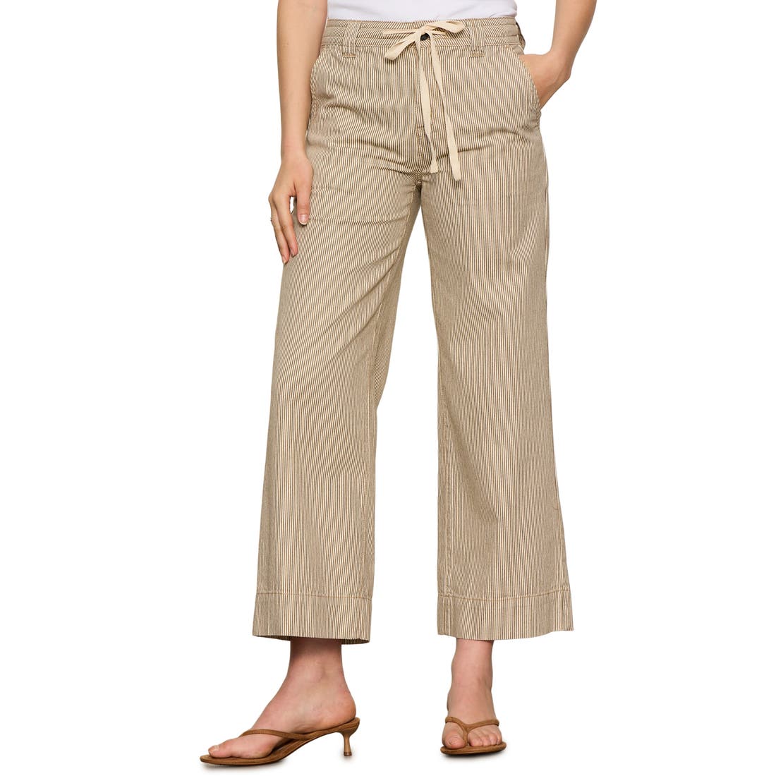 Sanctuary Lily Stripe Crop Pants