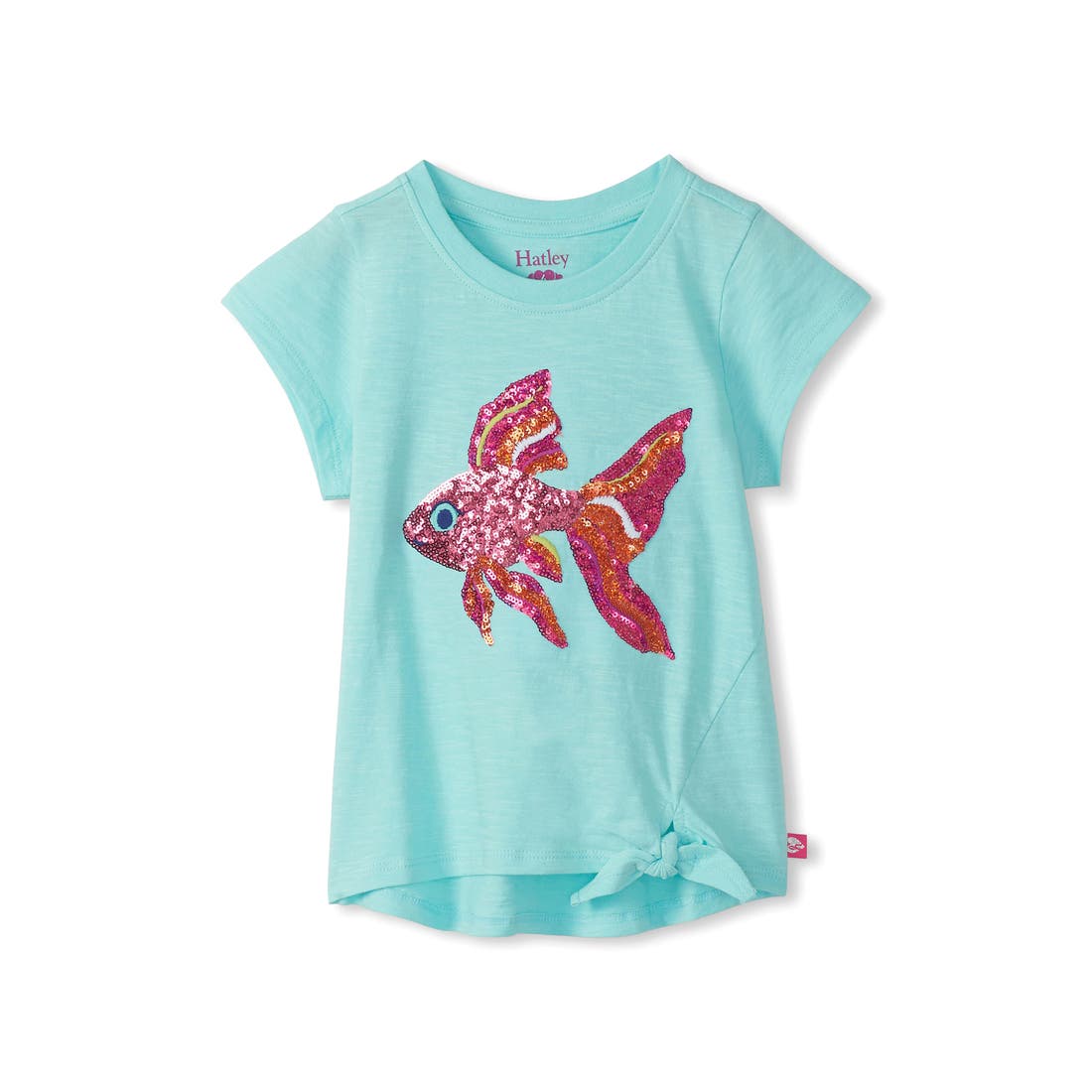 Hatley Kids' Tropical Fish Front Tie Top