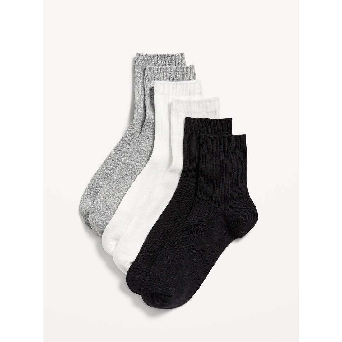 Old Navy Women's Quarter Crew Socks 3-Pack