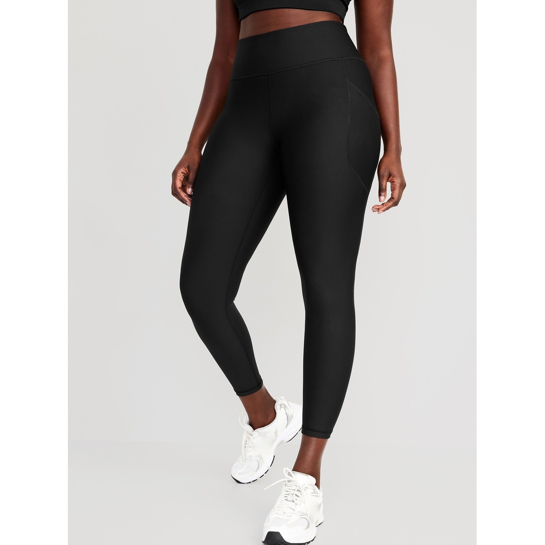 Old Navy Women's High-Waisted Powersoft Rib Pocket Leggings