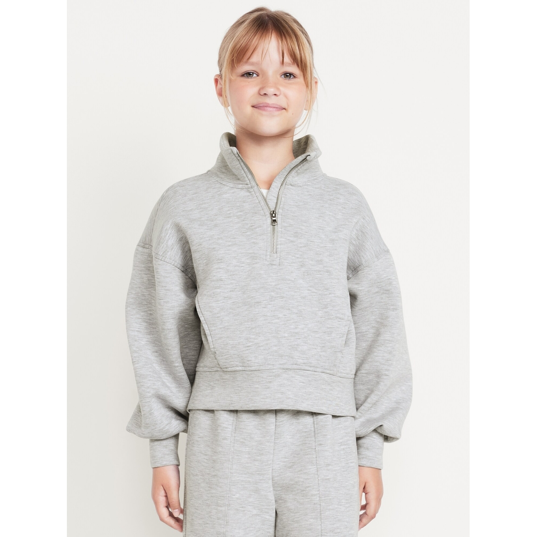 Old Navy Kids' Bounce Fleece Half-Zip Pullover Sweatshirt