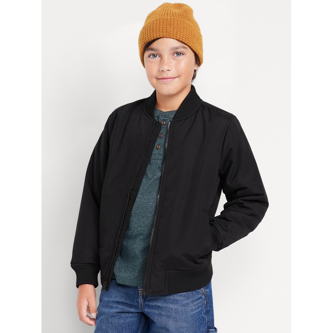 Old Navy Kids' Zip-Front Bomber Jacket