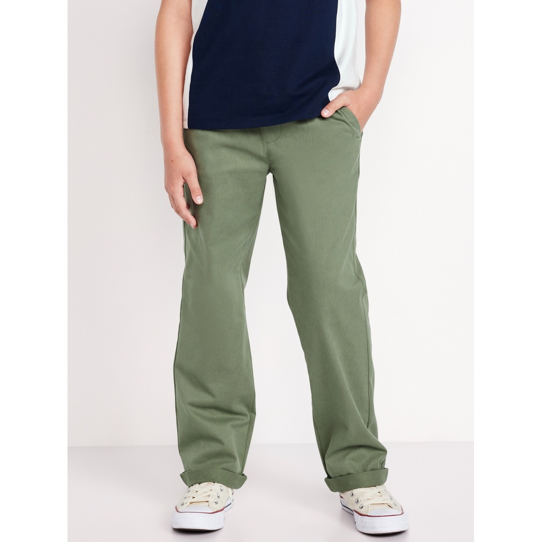 Old Navy Kids' Straight Leg Built-In Flex Pull-On Pants