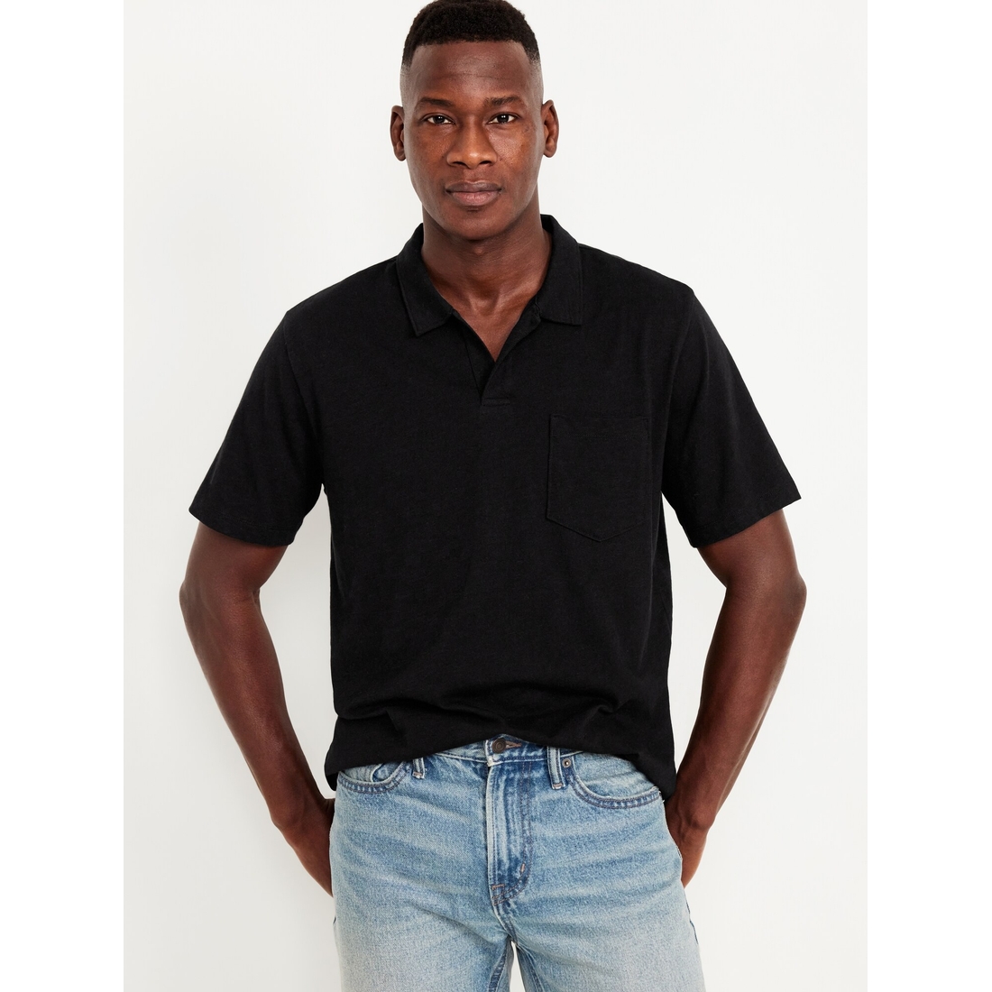 Old Navy Men s Classic Fit Slub Knit Polo available now at Liberty Tree Mall