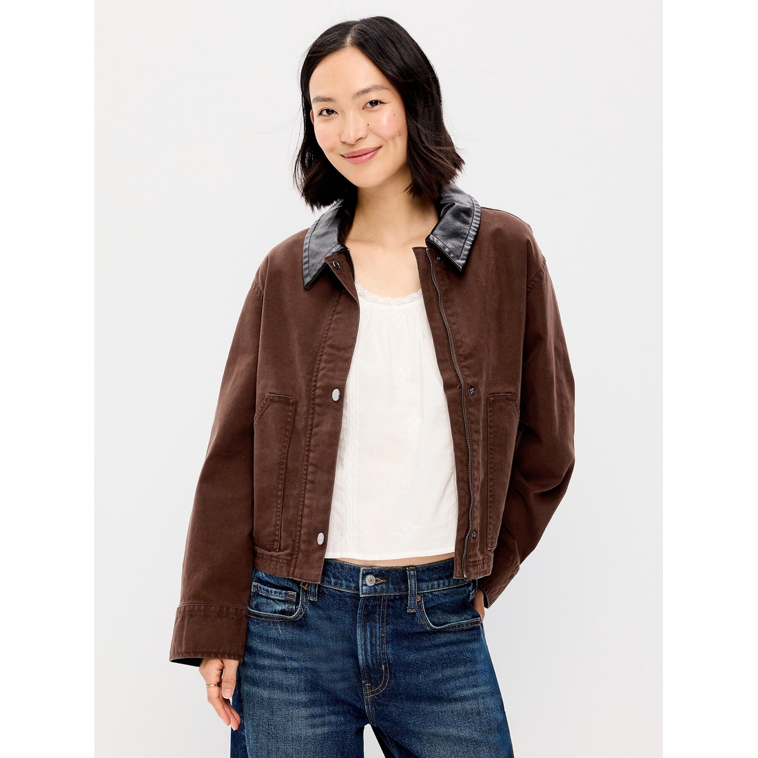 Old Navy Women's Cropped Barn Jacket