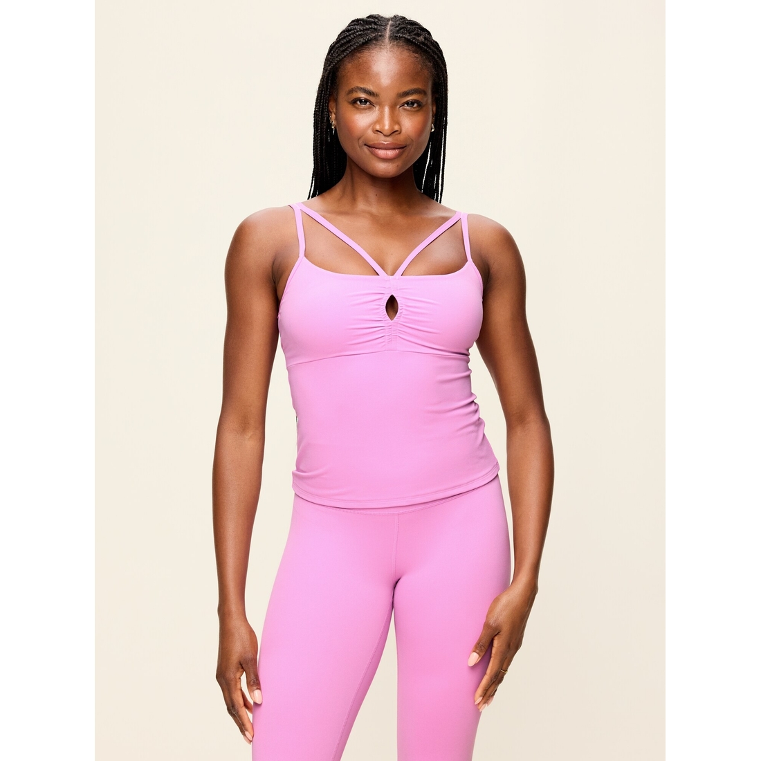 Old Navy Women's Studiosmooth Strappy Light Support Top