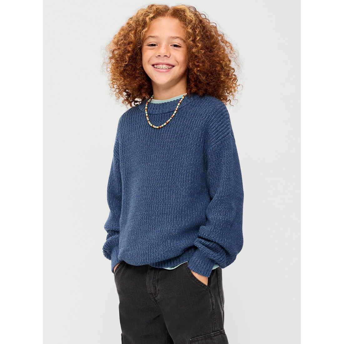 Old Navy Kids' Oversized Crew-Neck Sweater