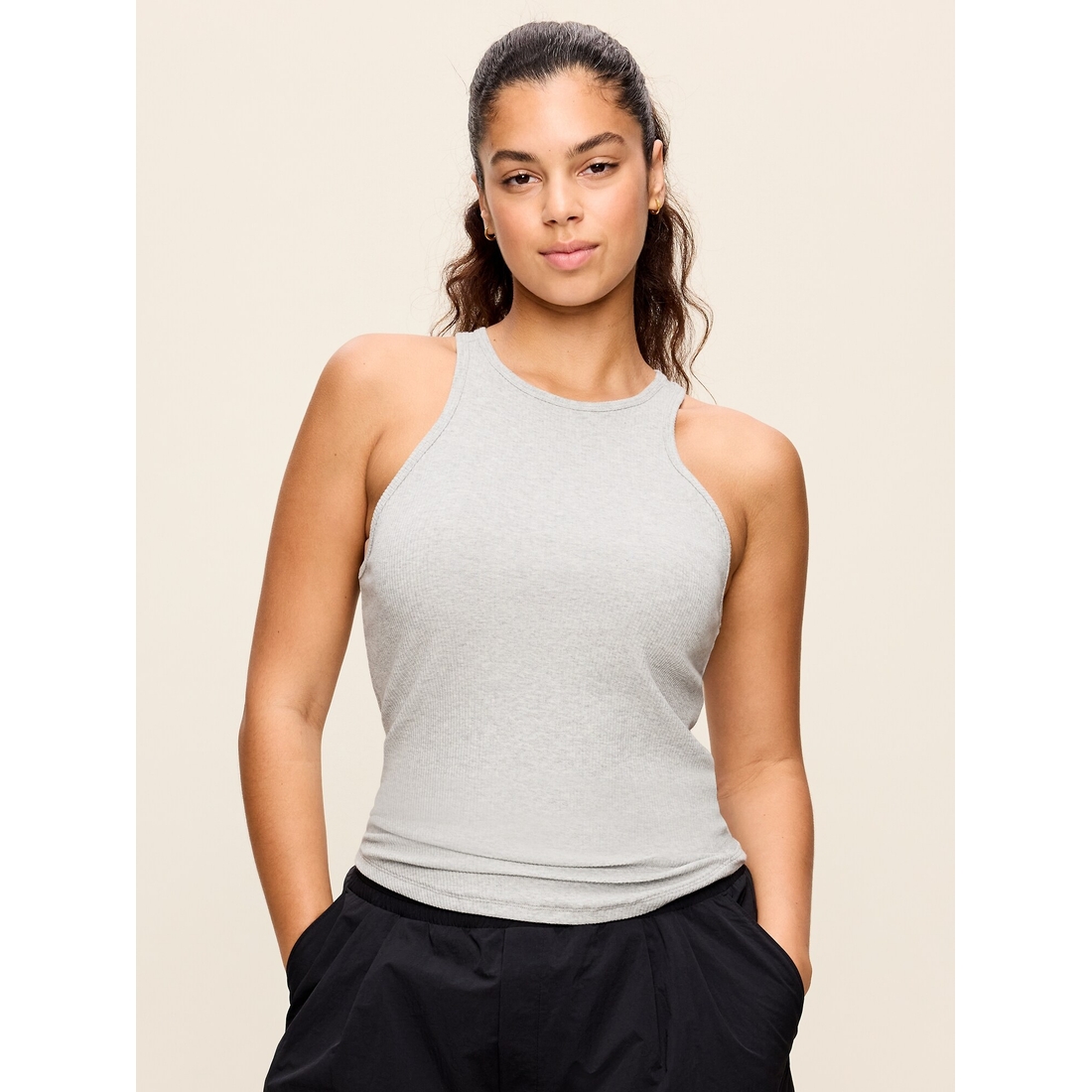 Old Navy Women's Cloudlite Ribbed Fitted Tank Top
