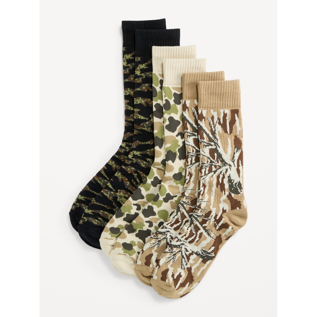 Old Navy Men's Marled Boot Socks 3-Pack