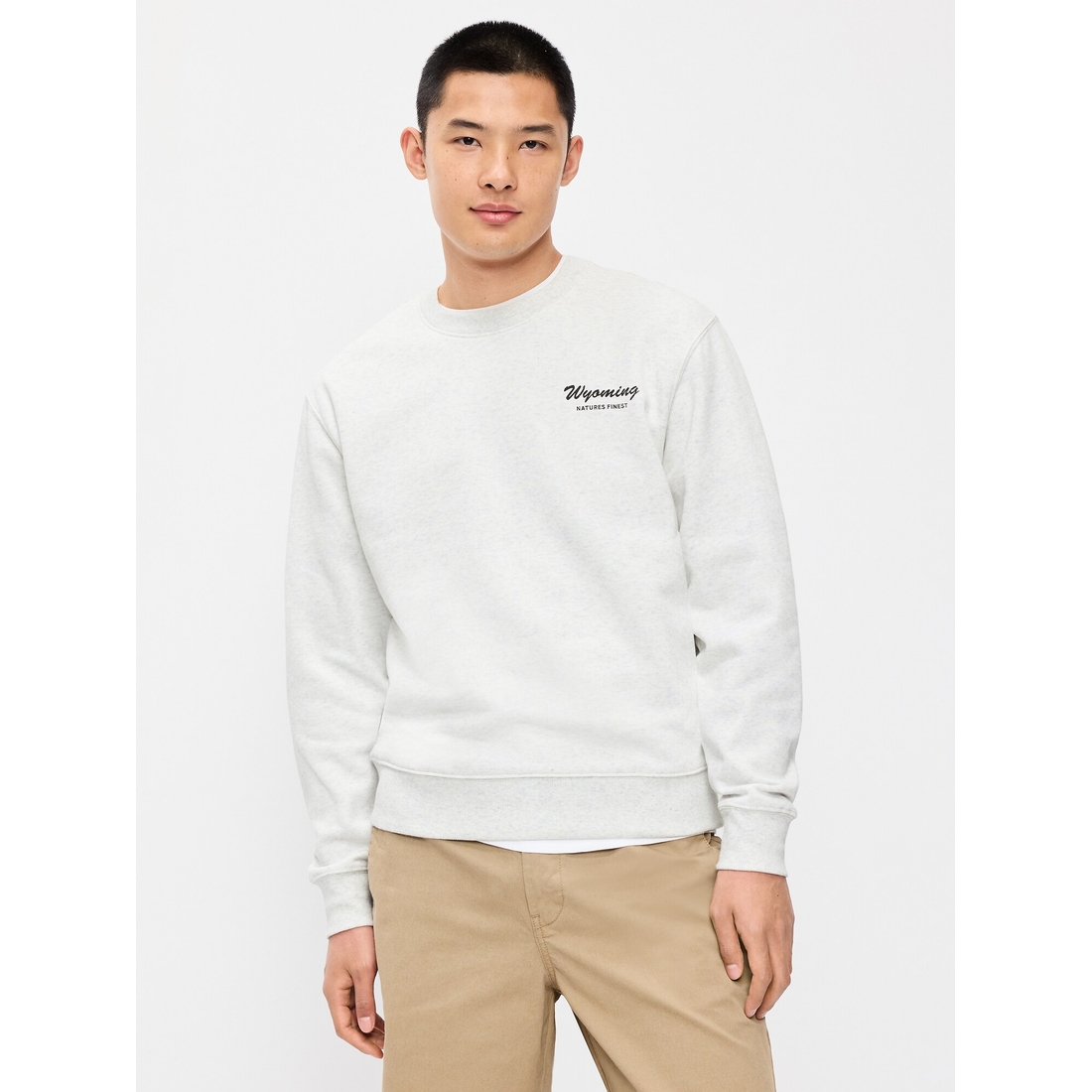 Old Navy Men's Oversized Graphic Crew-Neck Sweatshirt