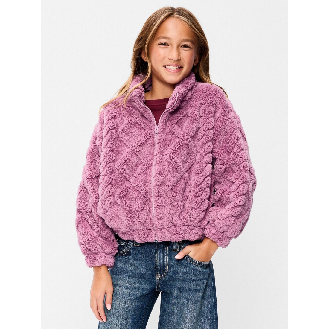 Old Navy Kids' Oversized Sherpa Jacket