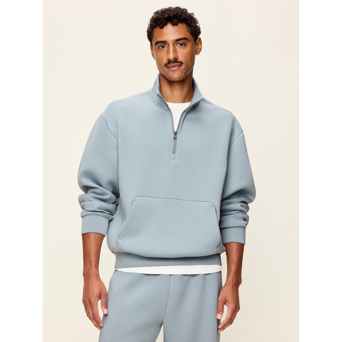 Old Navy Men's Bounce Fleece Oversized Half-Zip Pullover Sweatshirt