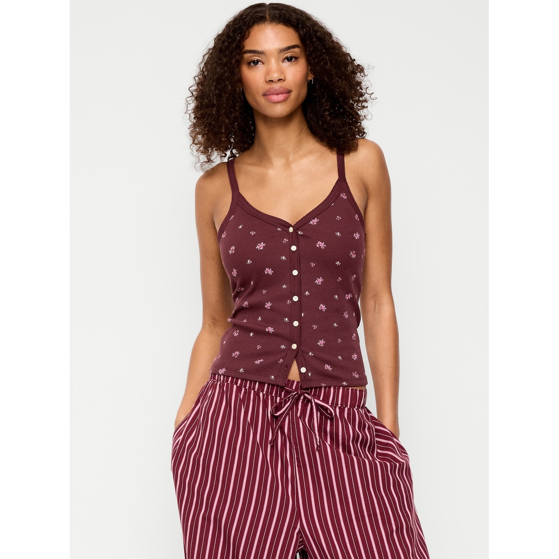 Old Navy Women's Button-Front Cami Tank Top