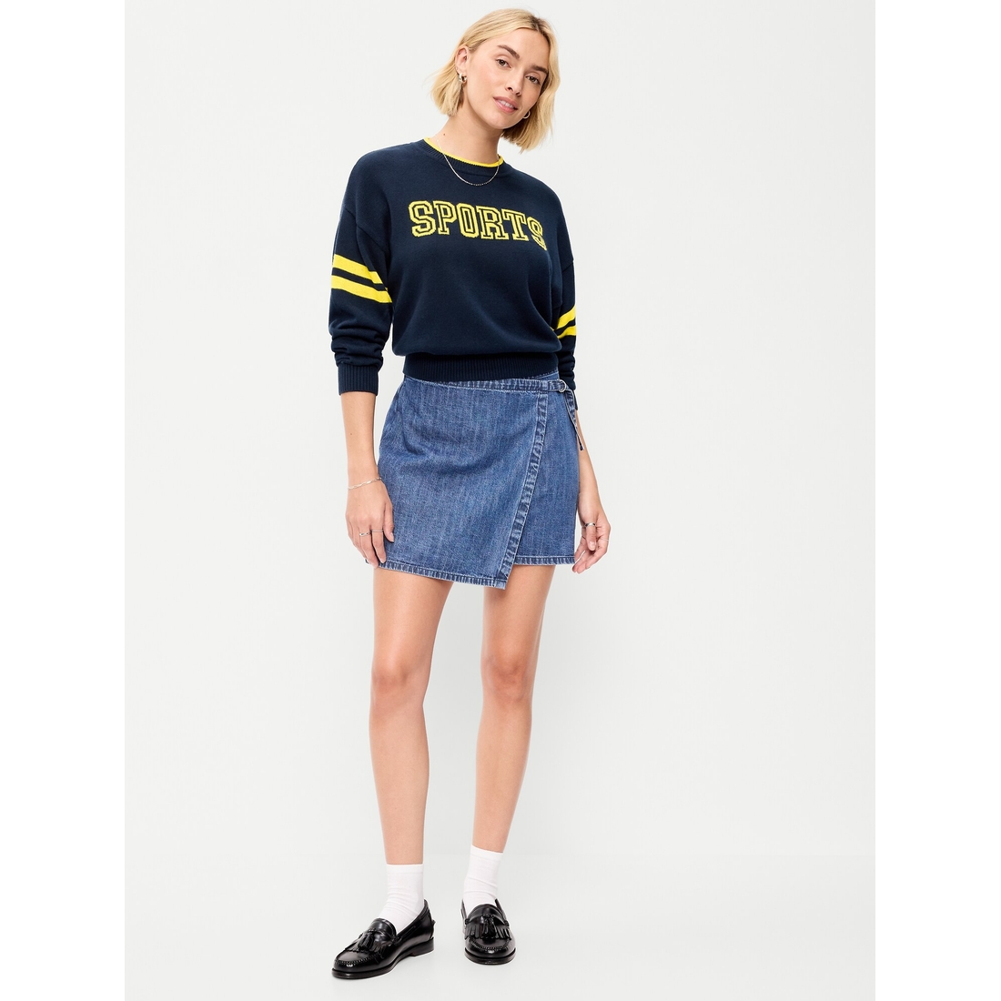 Old Navy Women's Mini Wrap Skirt