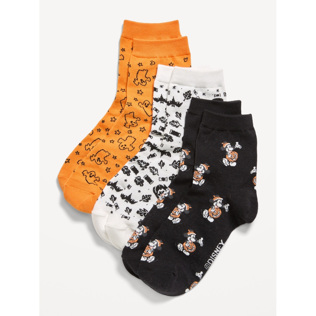 Disney Women's Disney© 3-Pack Crew Socks