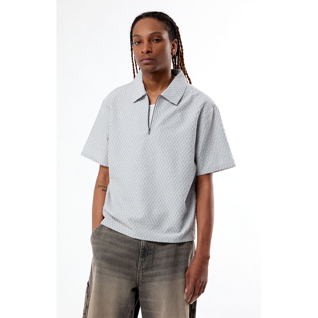 Pacsun Nomad Quarter Zip Shirt available now at Grand Prairie