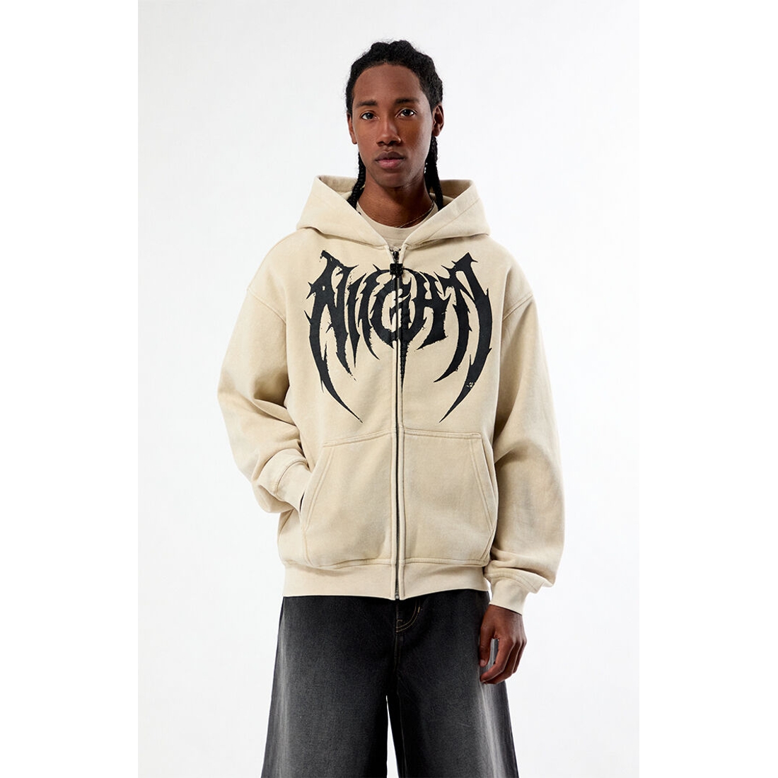Pacsun Nightlab Nightclaw Full Zip Hoodie available now at Mall of
