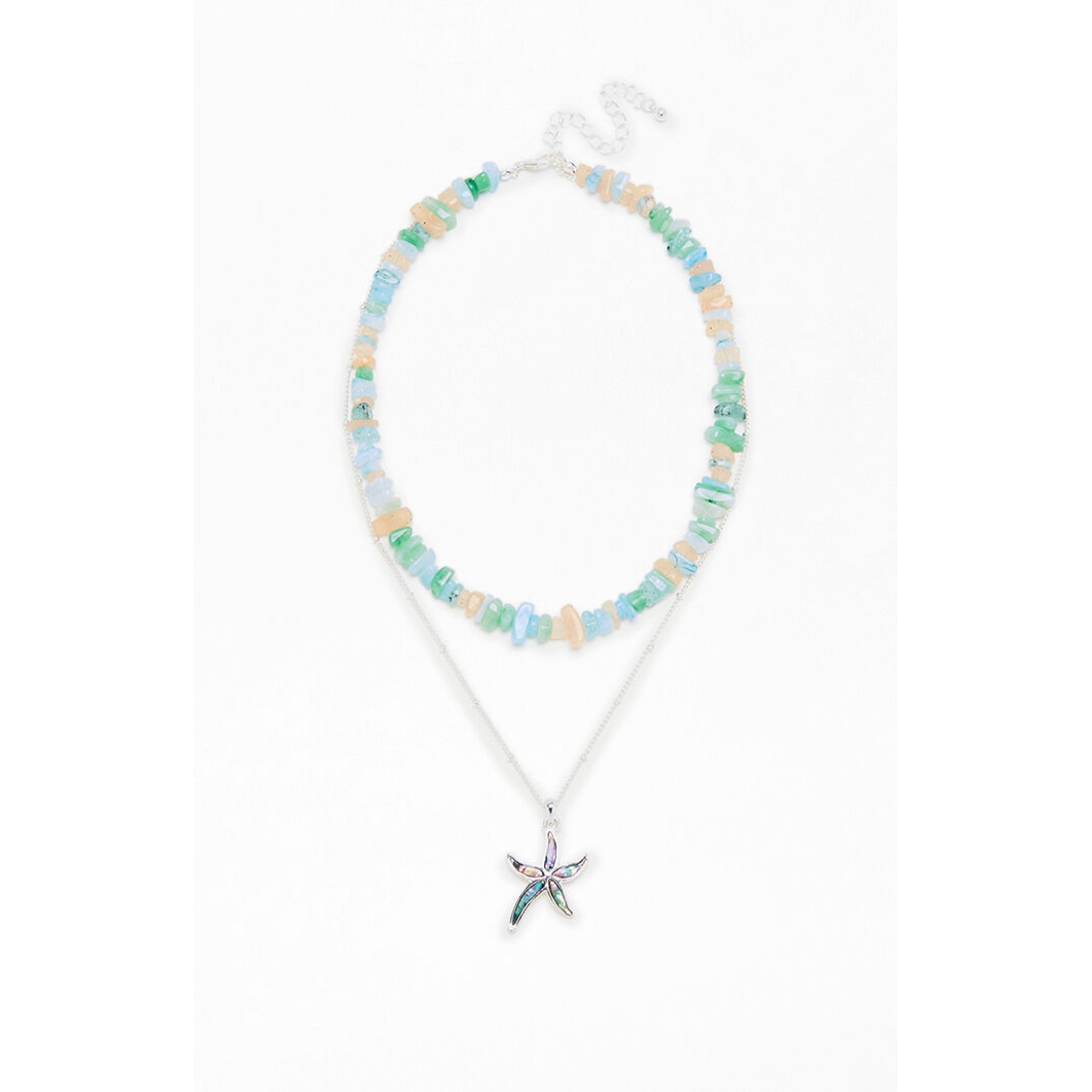 PacSun Starfish Shell Layered Necklace