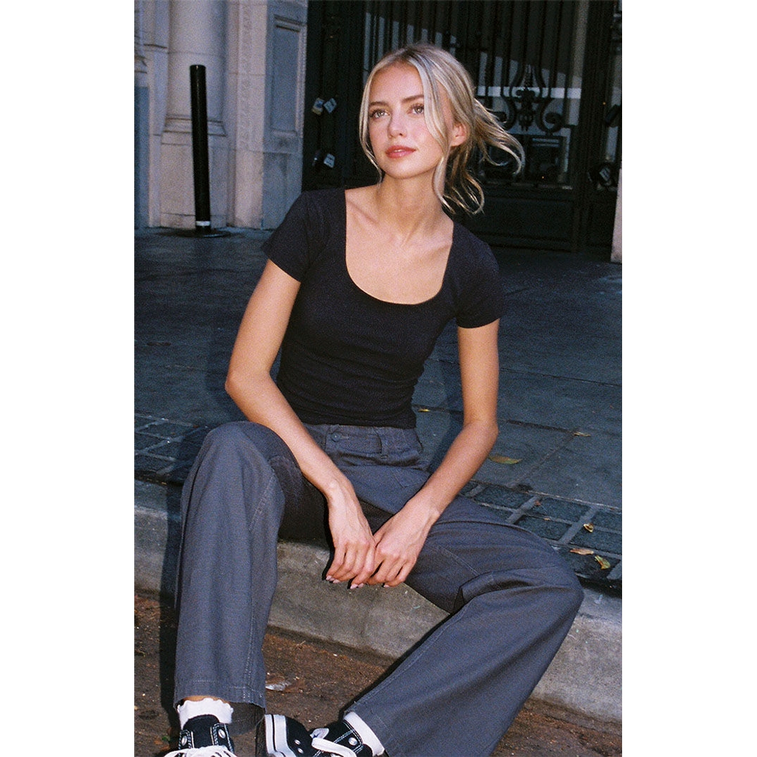 John Galt Basic Scoop T-Shirt