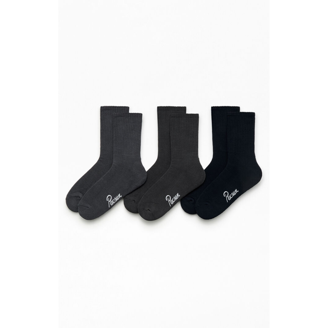 PacSun 3 Pack Crew Socks