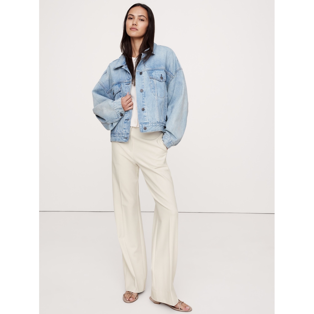 banana republic blue dress pants Women's Blue Pants