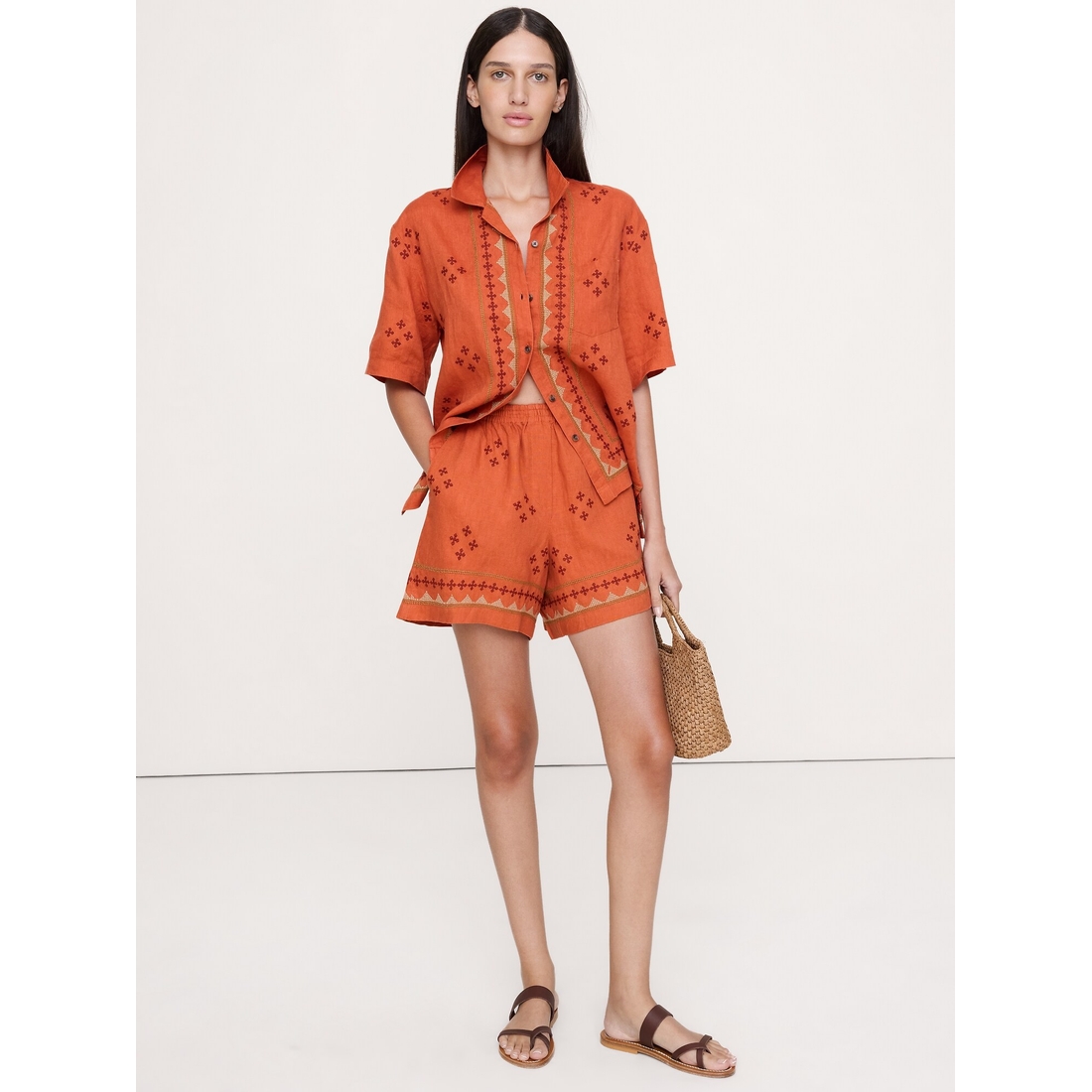 sachin and babi light blue dress Flowy Linen Dresses