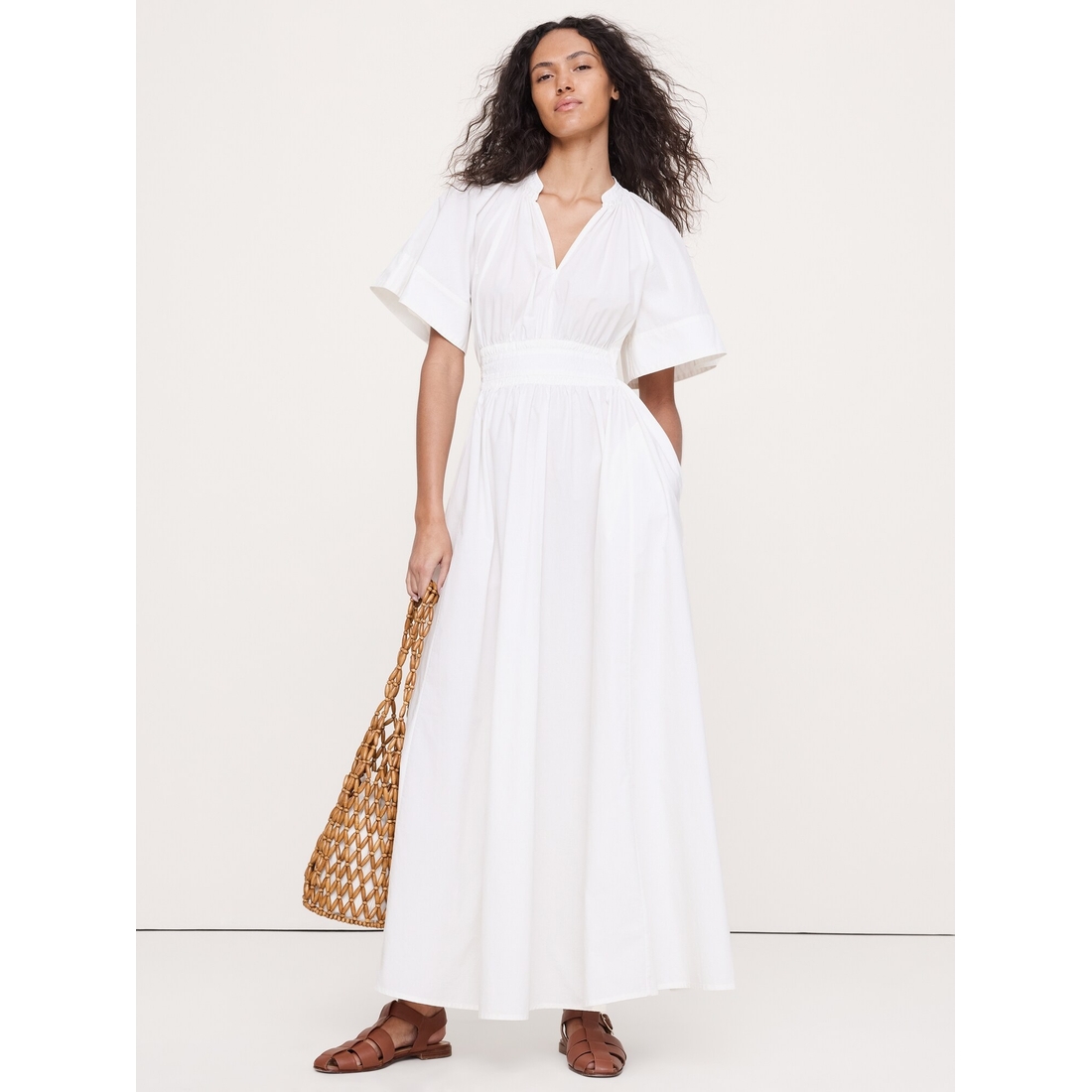 boden green maxi dress BODEN Maxi Dress in Green Army
