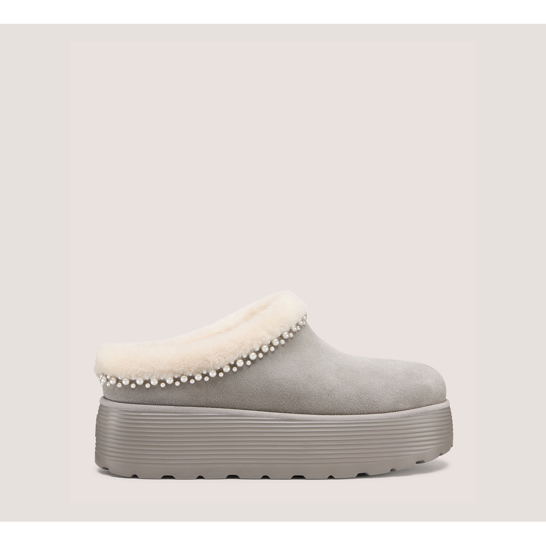 Stuart Weitzman Nellie Pearl Flatform Mule