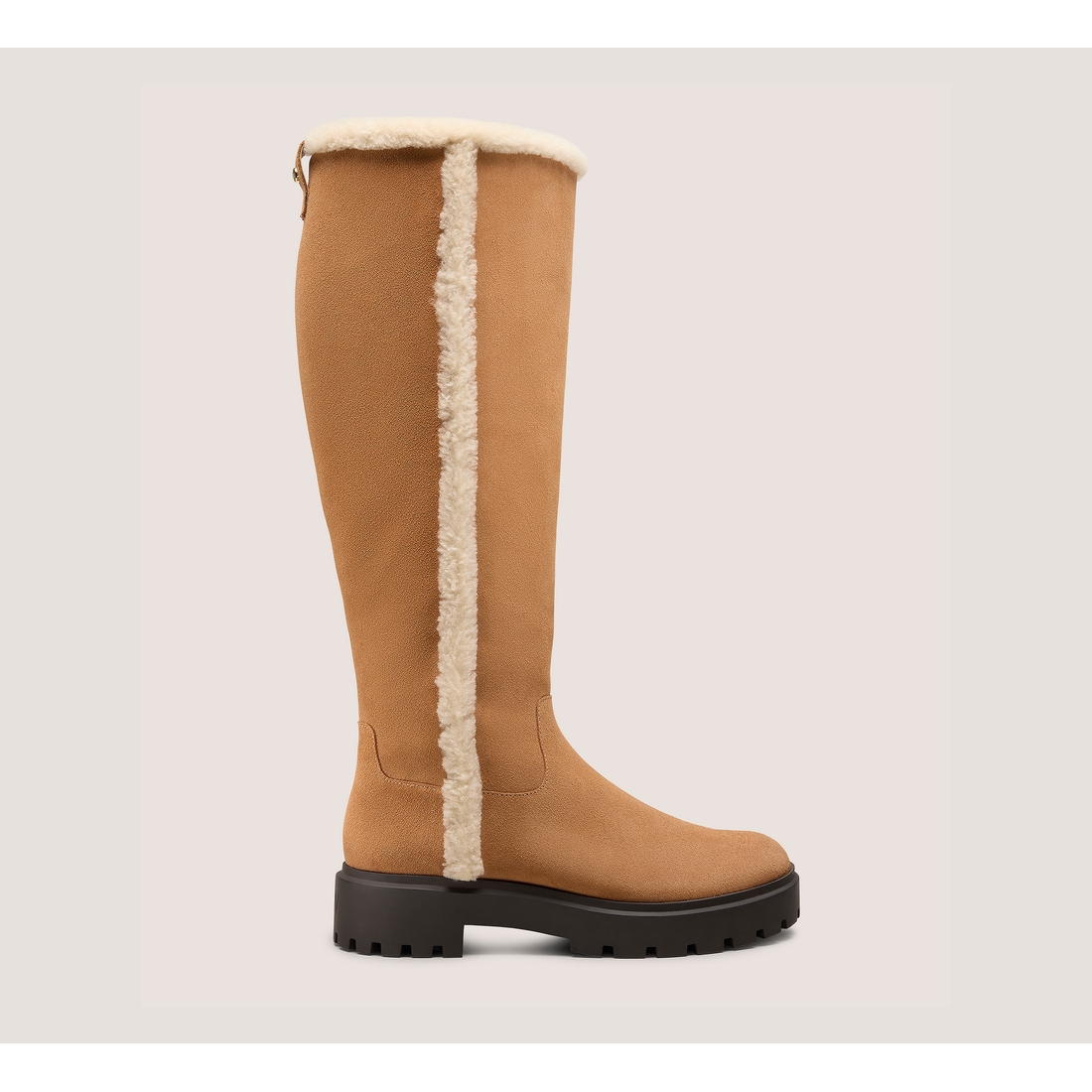 Stuart Weitzman Myla Zip Shearling Boot