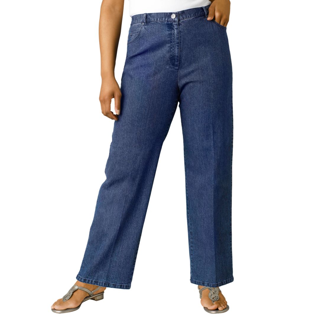 Ruby Rd Women's Plus Size Key Item Collection Stretch Denim
