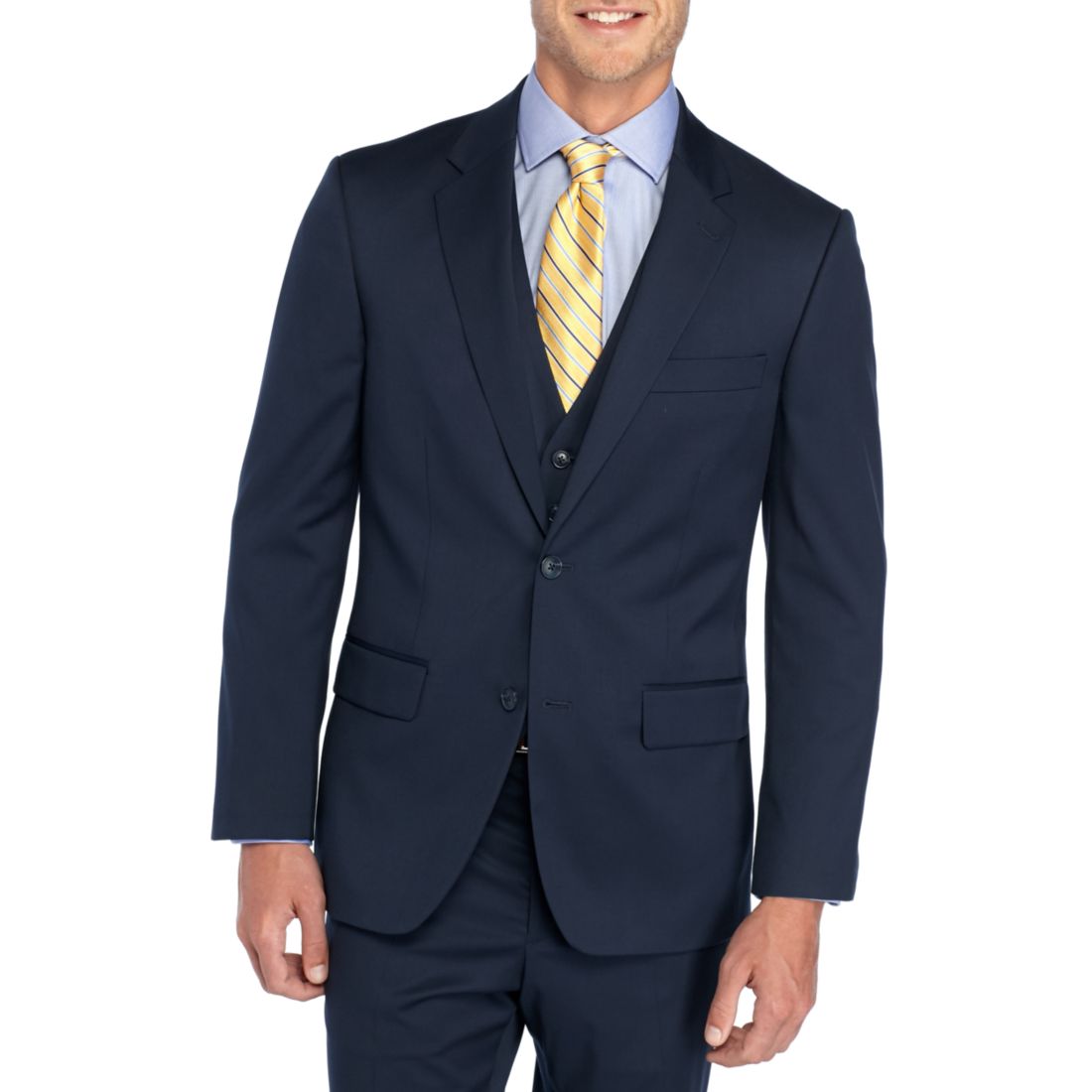 Saddlebred Men's Solid Stretch Suit Coat