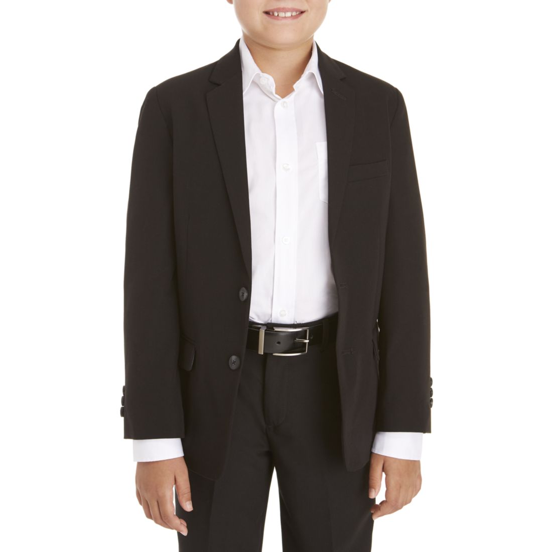 Izod Boys 8-20 Basic Stretch Black Suit Separate Jacket