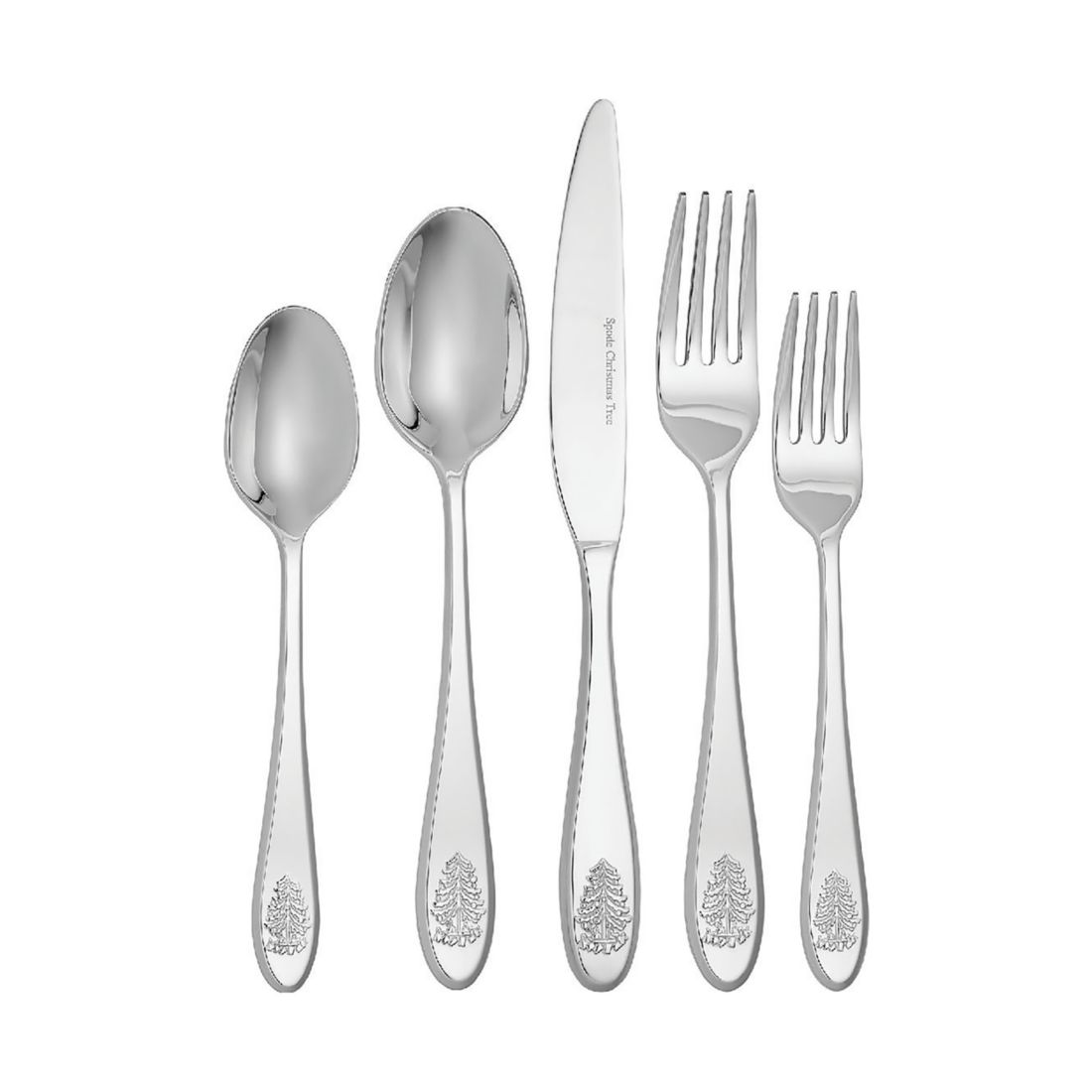 Spode Christmas Tree 20-Piece Flatware Set
