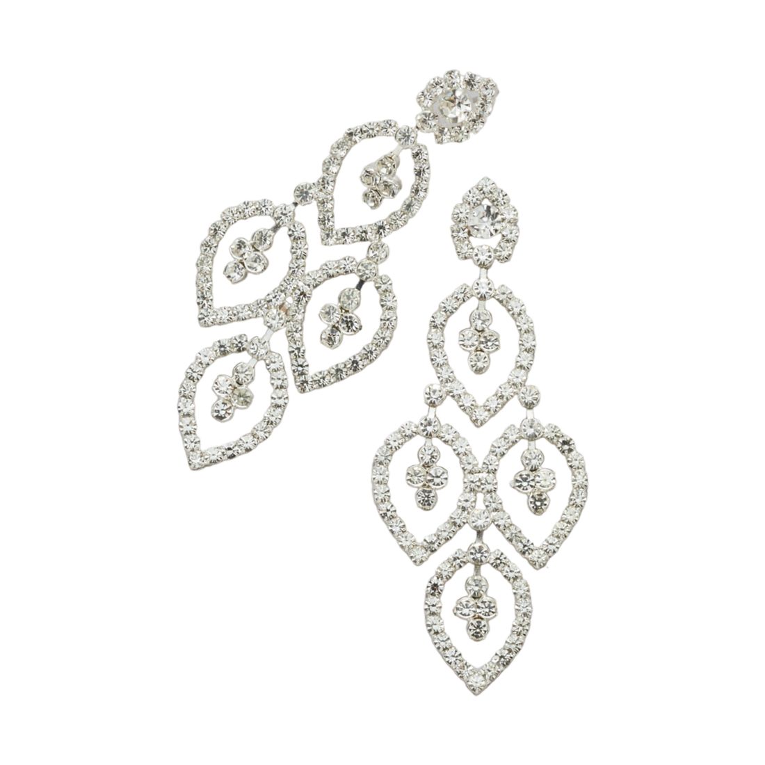 Belk Multi Stone Chandelier Post Earrings