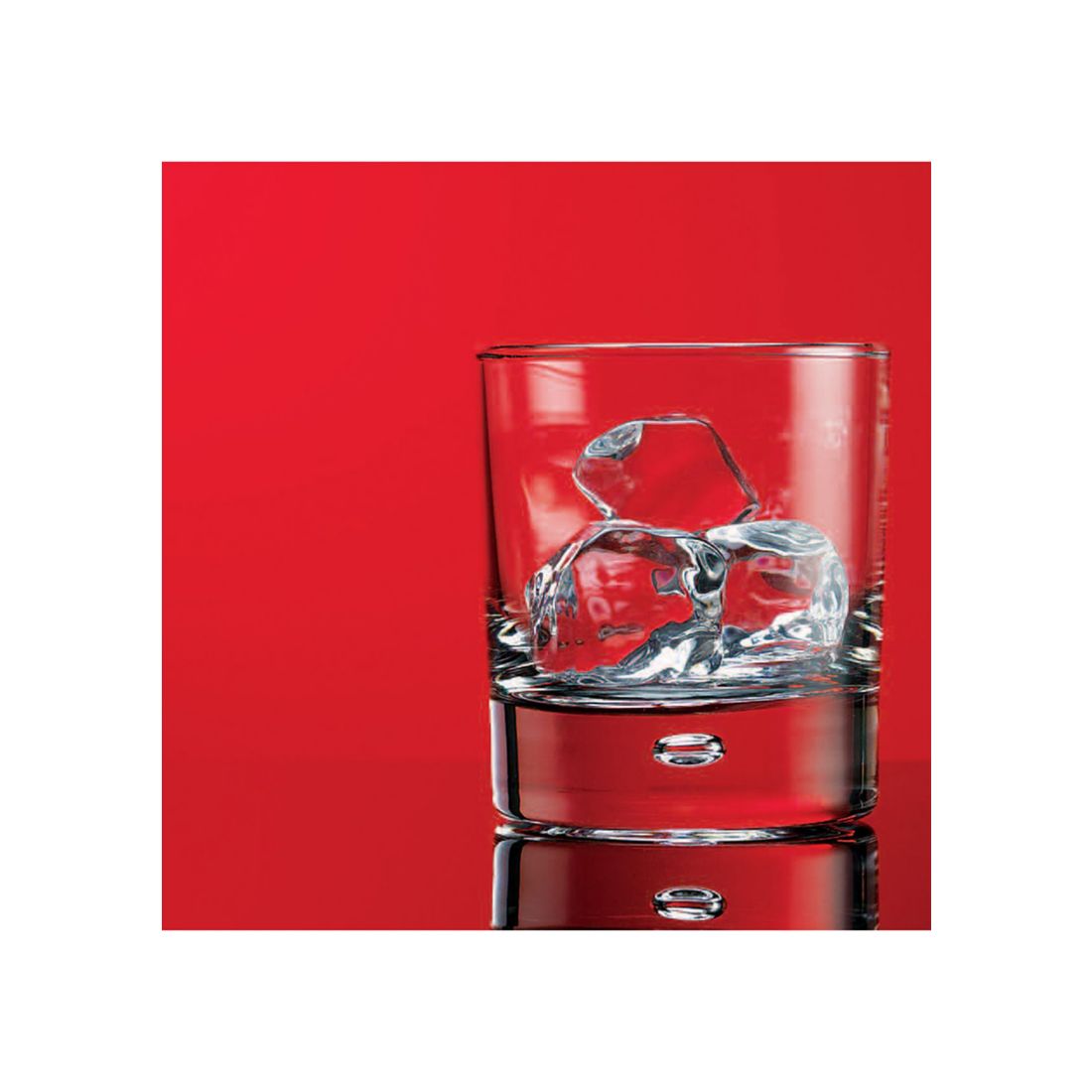 Home Essentials & Beyond Red Series Bubble 10 oz. Glasses